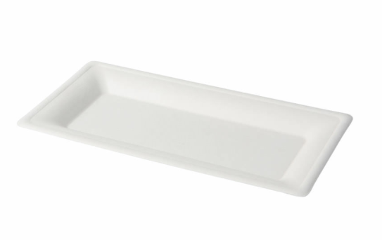 Plato Caña De Azucar 26 X 13 X 2,8 Cm
