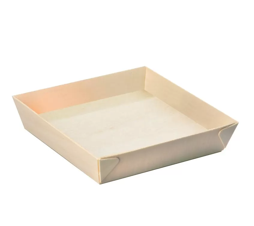 BANDEJA DE MADERA SAMOURAI 17 X 17 X 3,6 CM