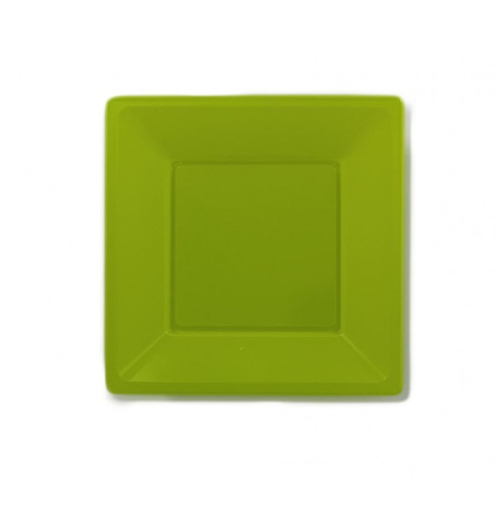 PLATO CUADRADO LLANO 17 X 17 CM