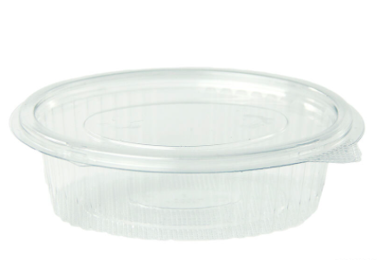 [LM038375] TARRINA OVAL BISAGRA PET 1000CC