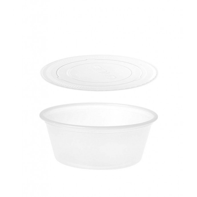 Mini Tarrina Traslúcida Con Tapa Ps 4,4 Cl 1,5 Oz