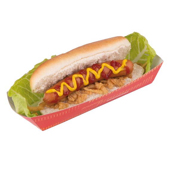 BARQUETA HOT DOG CARTÓN 17,2 X 5 X 3,8 CM