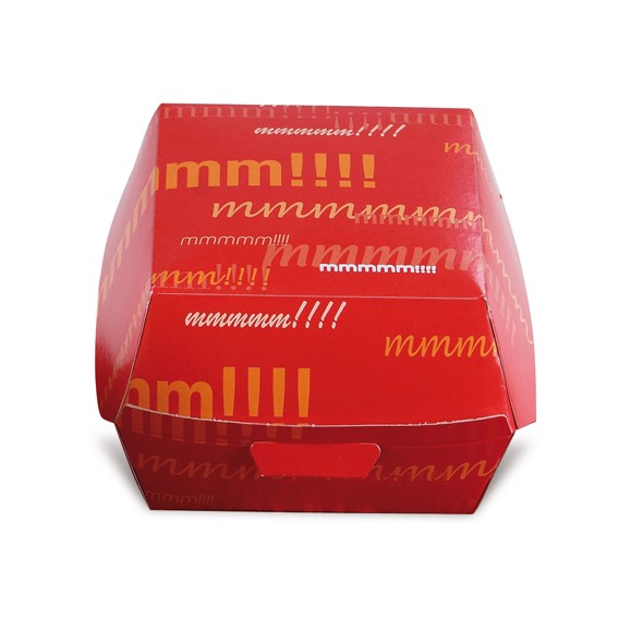 ENVASE HAMBURGUESA GRANDE 120 X 120 X 40 MM