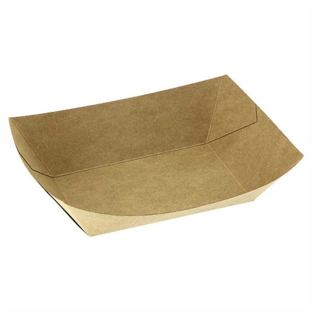 [6873] Barqueta Cónica Kraft 120 Ml 120 X 85 X 20 Mm