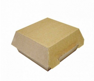 Estuche Cartón Hamburguesa 97X97X70