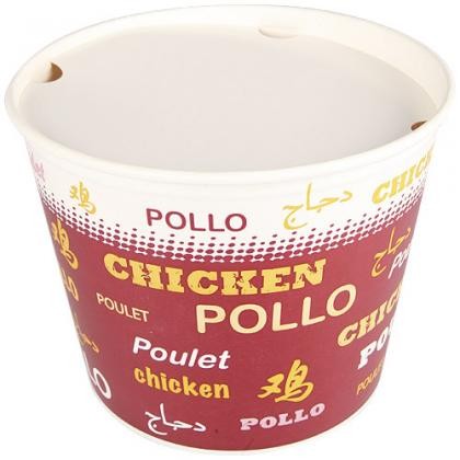 Cubo + Tapa  Para Pollo