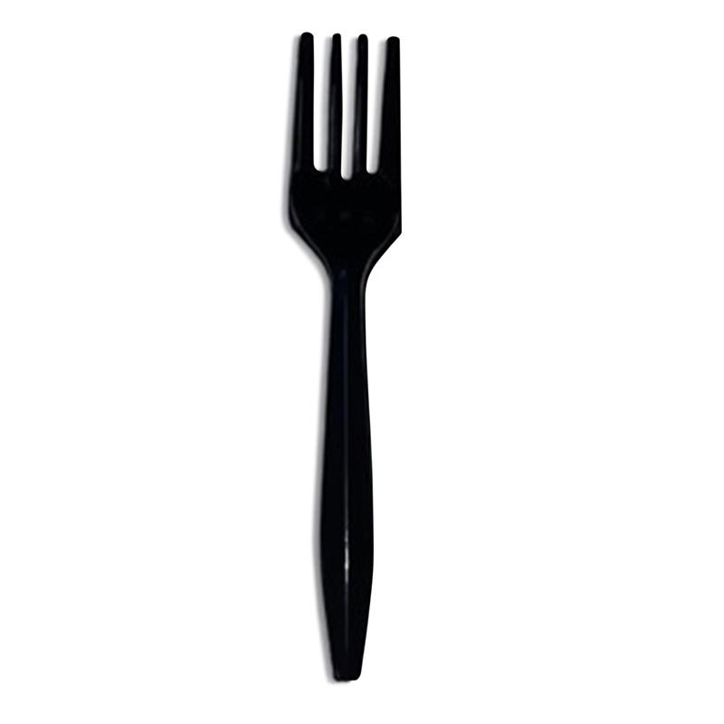[6666] Tenedor Pp Negro 14,5 Cm