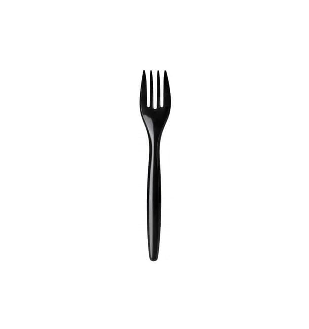 TENEDOR PS NEGRO 17,5 CM