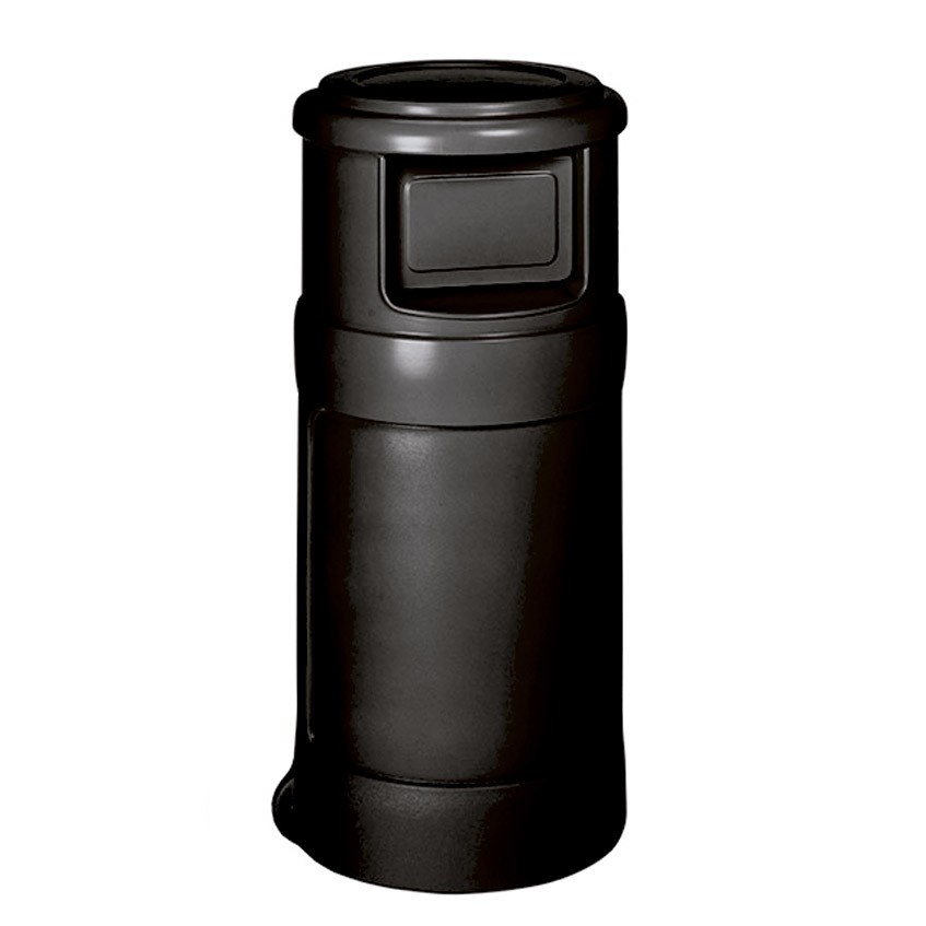 PAPELERA PARA EXTERIOR CON CENICERO DE 91L