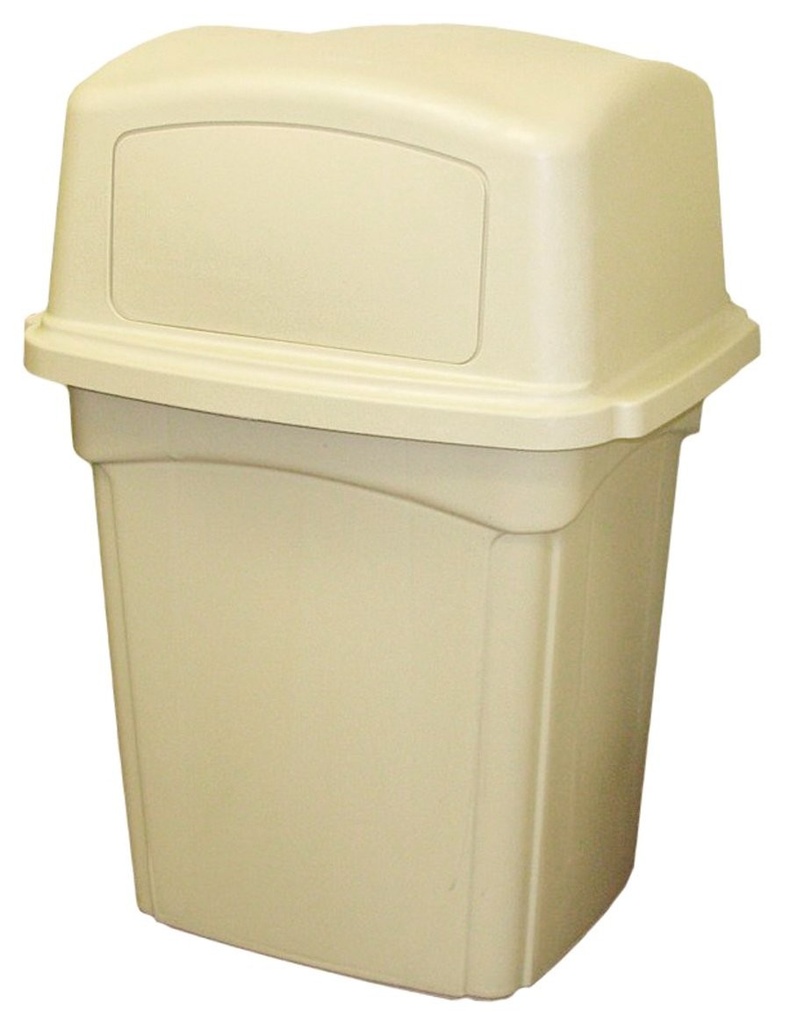 PAPELERA PARA EXTERIOR CON DOS PUERTAS DE 210 L