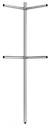 Columna de cantonada *inox per a estructura de cambra de tub