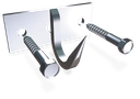Ganxo forjat *inox model caragolar