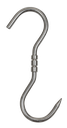 Ganxo de vareta *inox giratori "S"