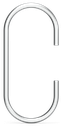 Gancho de varilla inox modelo "C"