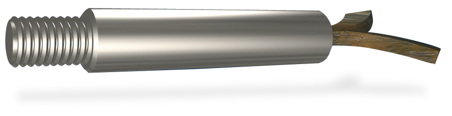 Tocho de hierro galvanizado rosca métrica