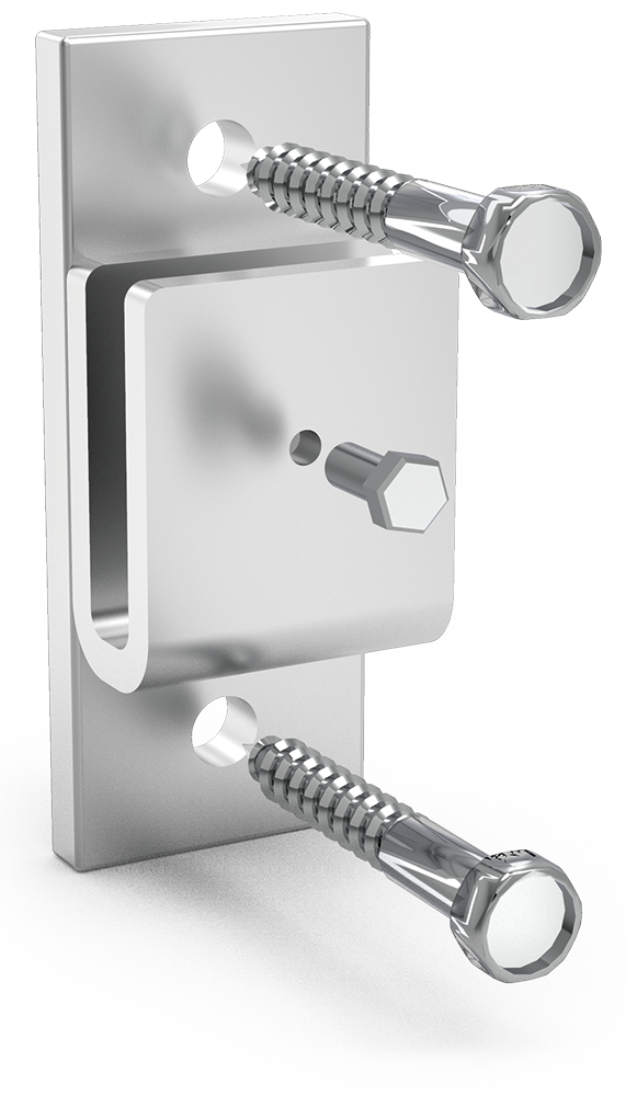Suport central *inox per a platina