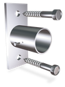 Suport *inox lateral a caragolar per a tubs