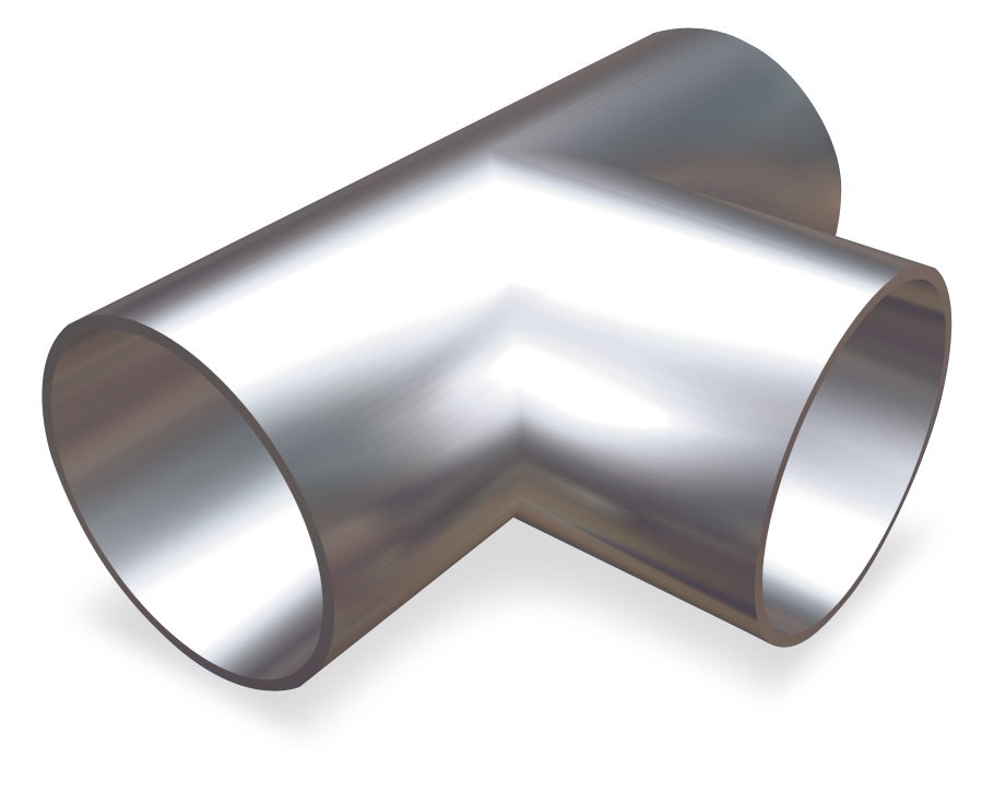 Tub *inox en forma de T