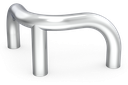 Defensa inox de esquina tubular 90ºC
