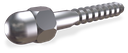 Tornillo inox barraquero con embellecedor 40x6 mm