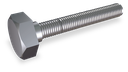 Caragol *inox cap hexagonal, rosca mètrica