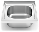 Fregadero inox para acoplar a mueble serie 500 1 cubeta