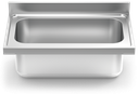 Fregadero inox para acoplar a mueble serie 600 1 cubeta gran capacidad