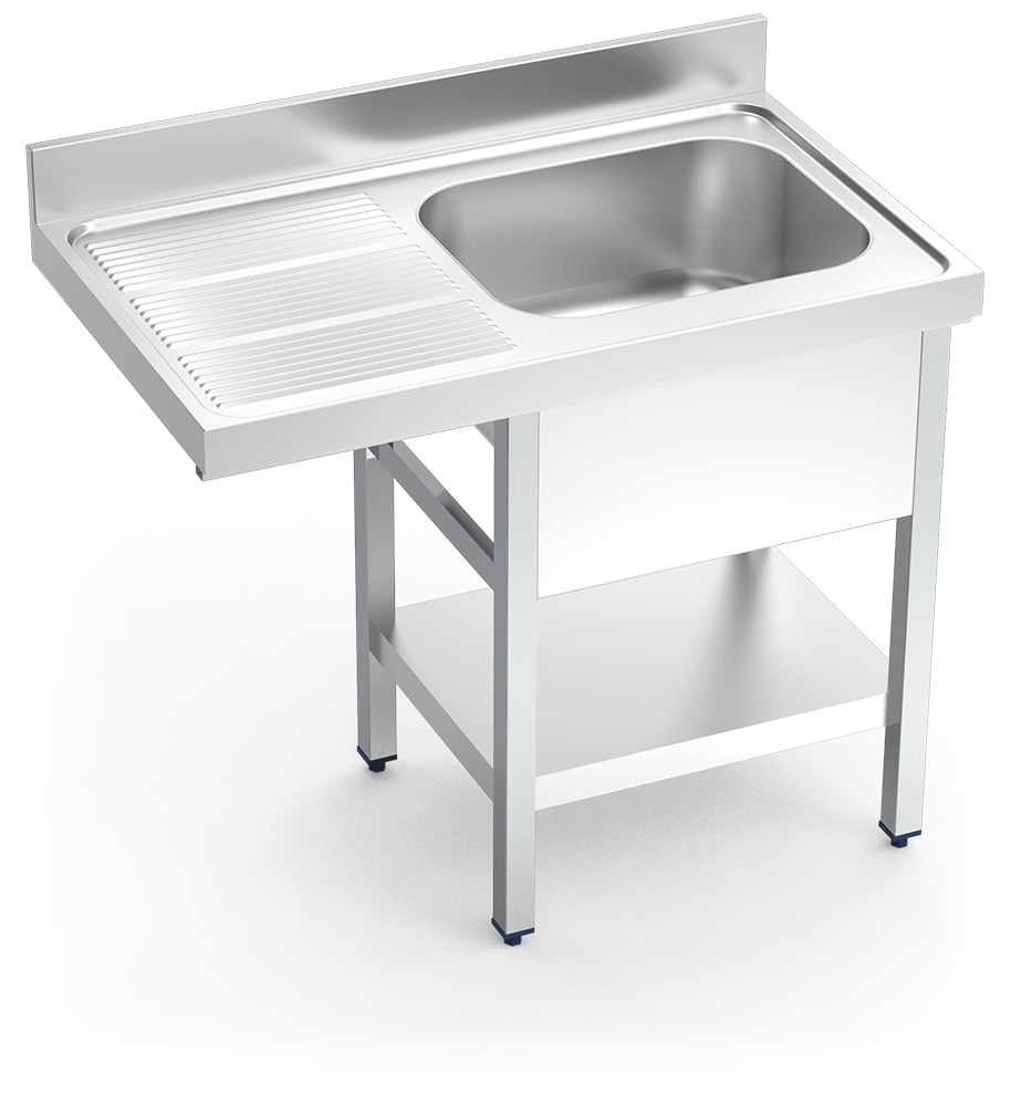 [054220] Fregadero inox para lavavajillas serie 700 1 cubeta 1 escurridor izquierda