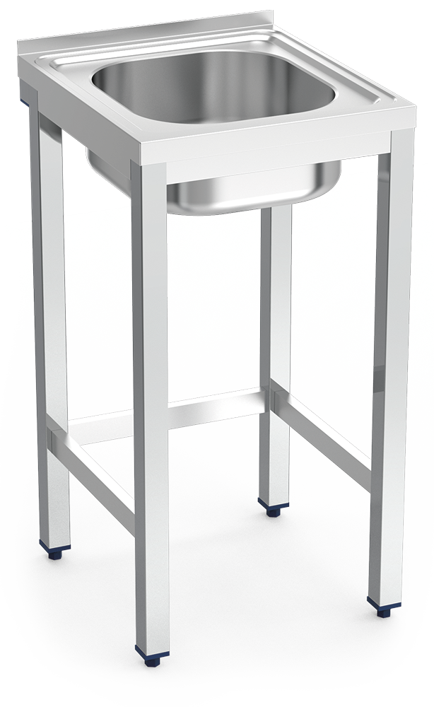 Aigüera *inox amb suport sense *entrepaño sèrie 500 1 cubeta