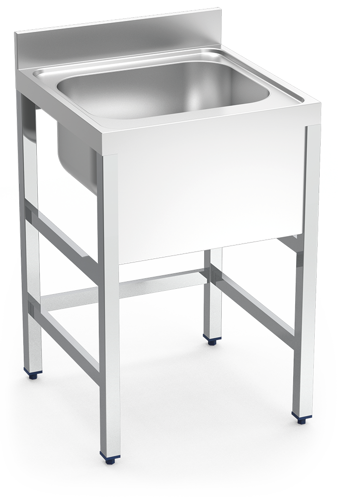 Aigüera *inox amb suport sense *entrepaño sèrie 700 1 cubeta
