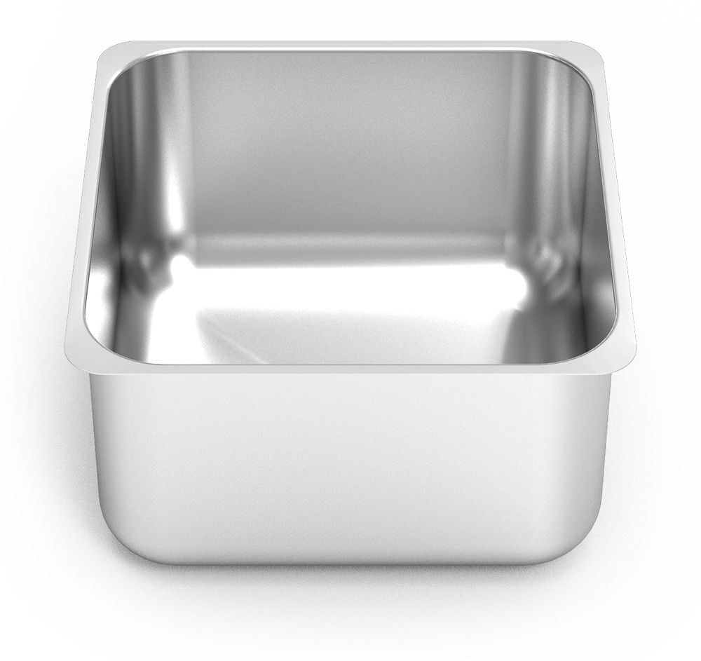[054018] Fregadero inox de capacidad extra grande 2 cubetas