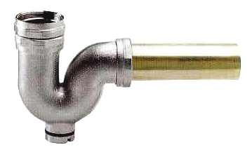 [454404] Sifón de latón cromado 1 1/2"