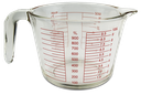Jarra medidora de cristal 1L