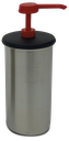 Dosificador de salsa i recipient *inox (vermell)