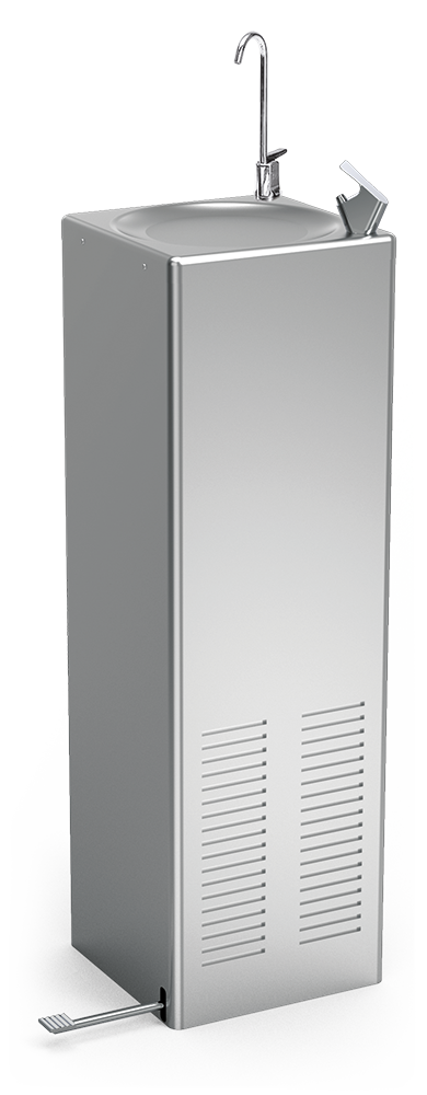 [955020301] Fuente refrigerada de agua fría Cold+ con grifo a pedal
