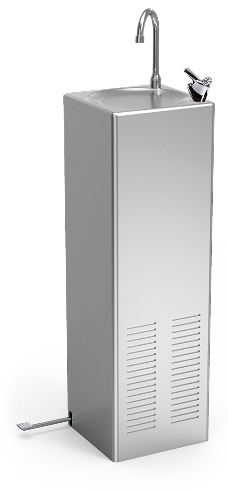 [955020401] Fuente refrigerada de agua fría Cold+ con llenajarras a pedal