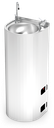 Font de columna inoxidable d'aigua freda