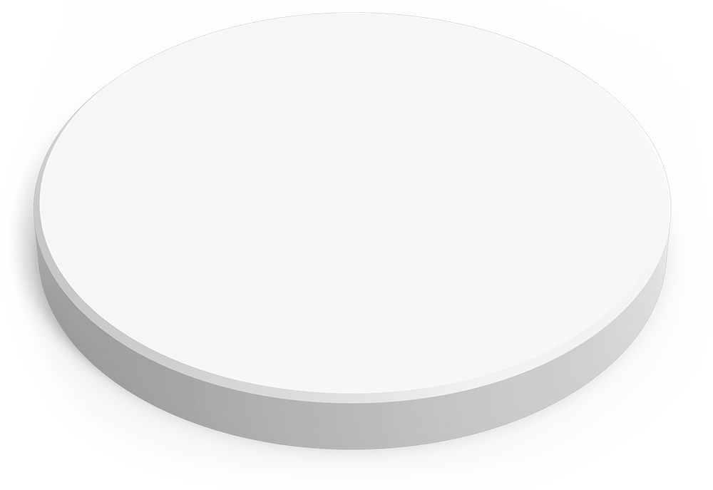 [431392] Fibra rodona de tall de polietilè blanca d'alta densitat P500