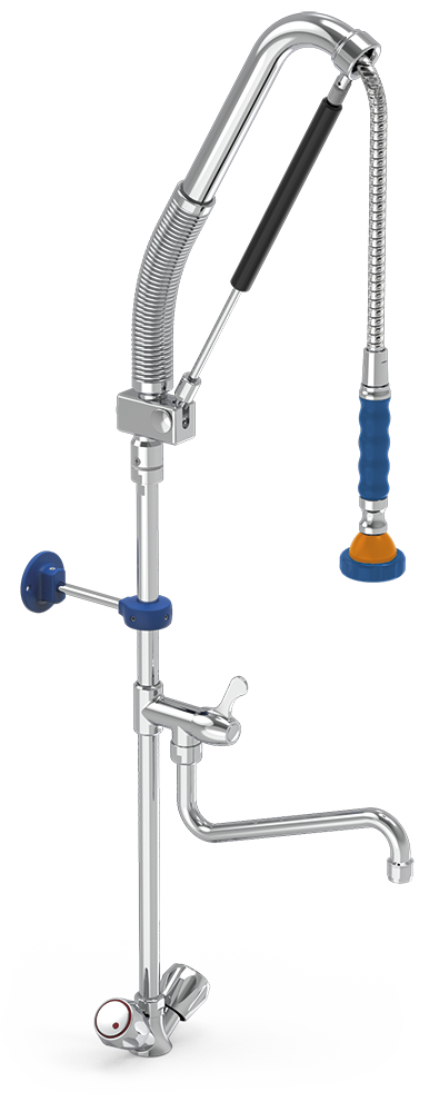 Grifo ducha accionamiento extensible con caño