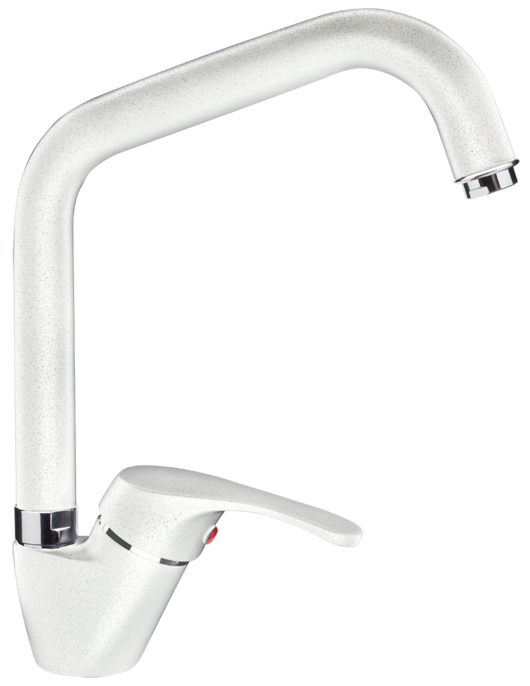 [464633] Grifo de cocina blanco efecto granito
