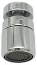 Aireador cromado orientable para grifo