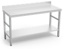 Mesa *inox mural amb *entrepaño