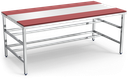 Mesa d'especejament vermella