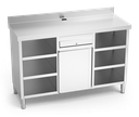 Moble cafeter *inox doble
