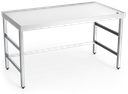 Mesa central *inox amb vorell i desguassi