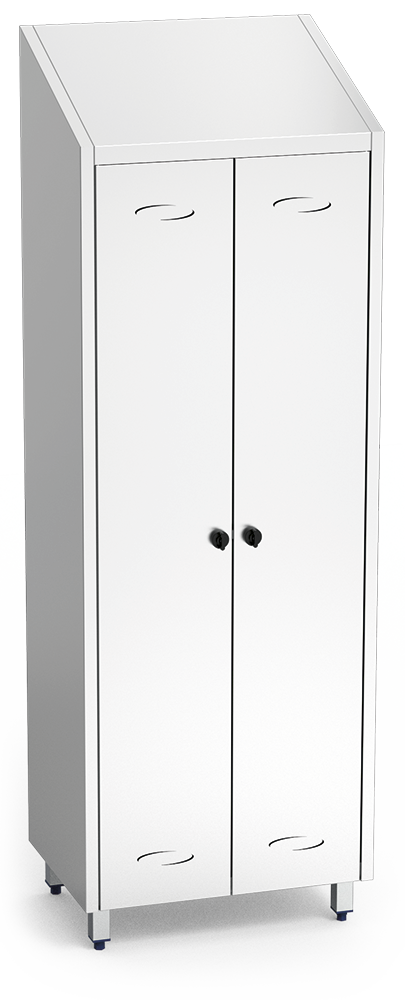 [081602] Armari *inox per a productes de neteja - 2 portes