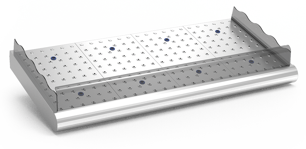 Taulell de peixateria 2 m sense suports