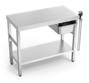 Mesa para cocción de marisco