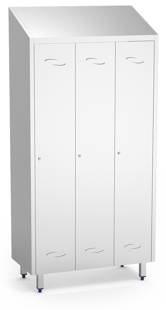 [081408] Taquilla gran de *inox 3 portes