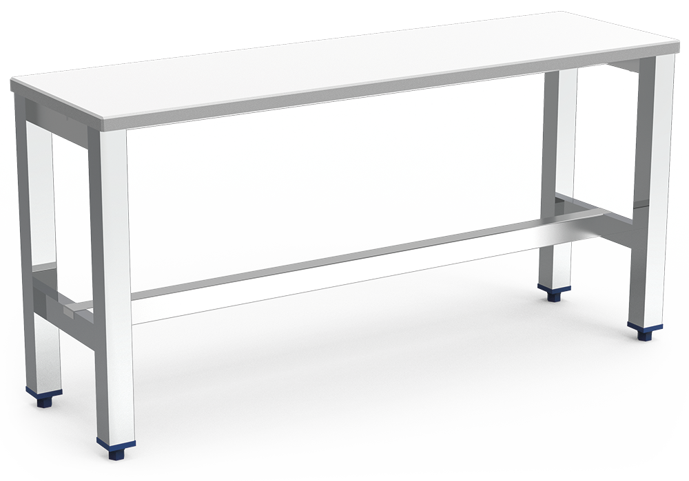 [084210] Banc de vestuari en acer inoxidable i polietilè
